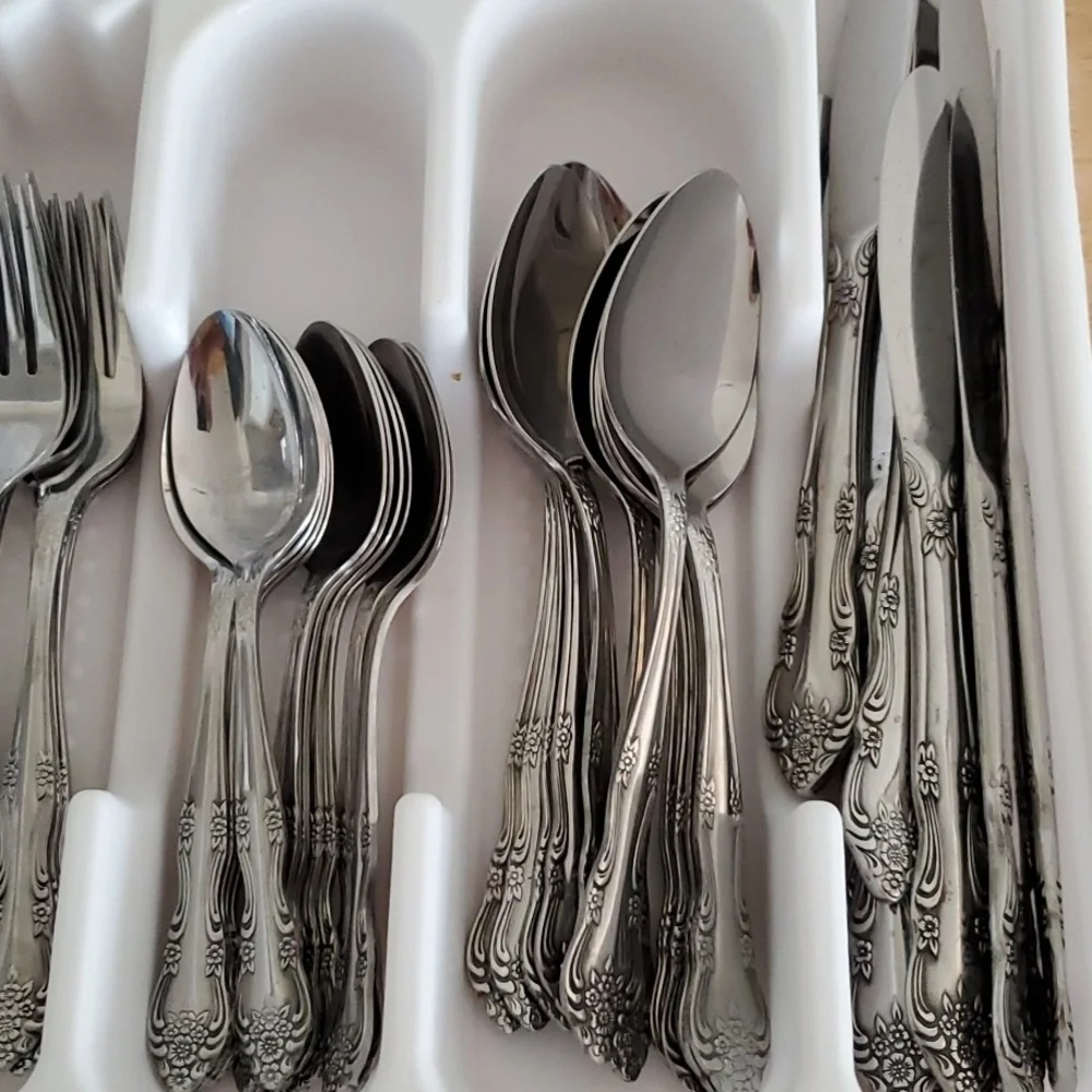 Vintage Regency Silver Service for 10 Cutterly